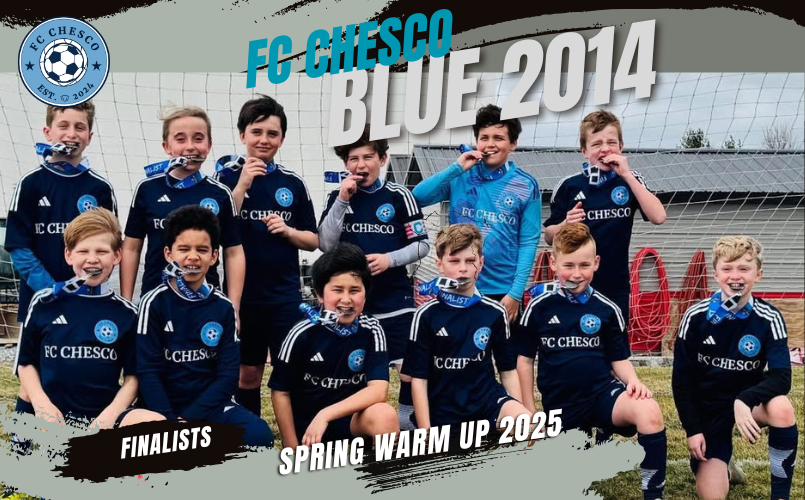 FC Chesco 2014 Blue are Finalist at Penn FC Spring Warm UP